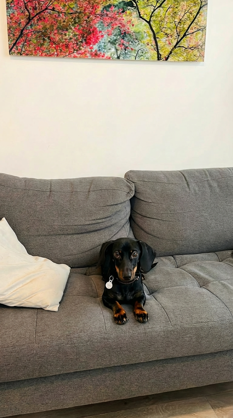 PHOTO-2026-01-26-11-53-29 Depuis le mois d'avril 2025, une petite assistante m'accompagne en séance. Je vous présente Pim's, teckel nain, qui se réjouit de faire votre connaissance.
Merci de m'informer avant de fixer votre rendez-vous si vous ne souhaitez pas sa présence lors de votre séance.